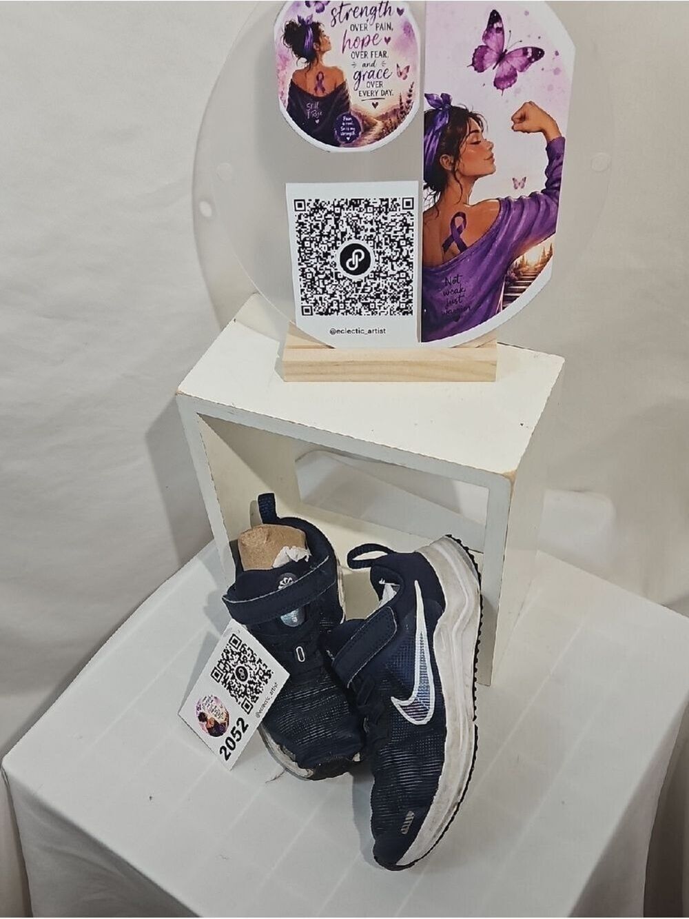 Nike Downshifter 12Younger Kids' Shoes Blue Sneakers Circular Fashion Pre-loved - Picture 16 of 17